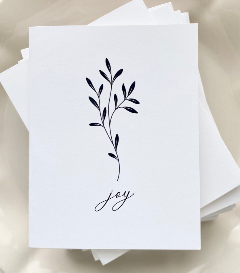 Faith, Hope, Love, Joy, Peace Note Cards