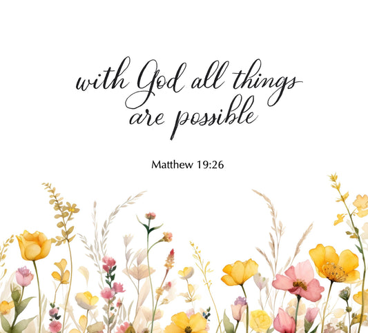 All Things are Possible Note Cards