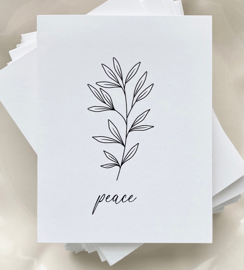 Faith, Hope, Love, Joy, Peace Note Cards