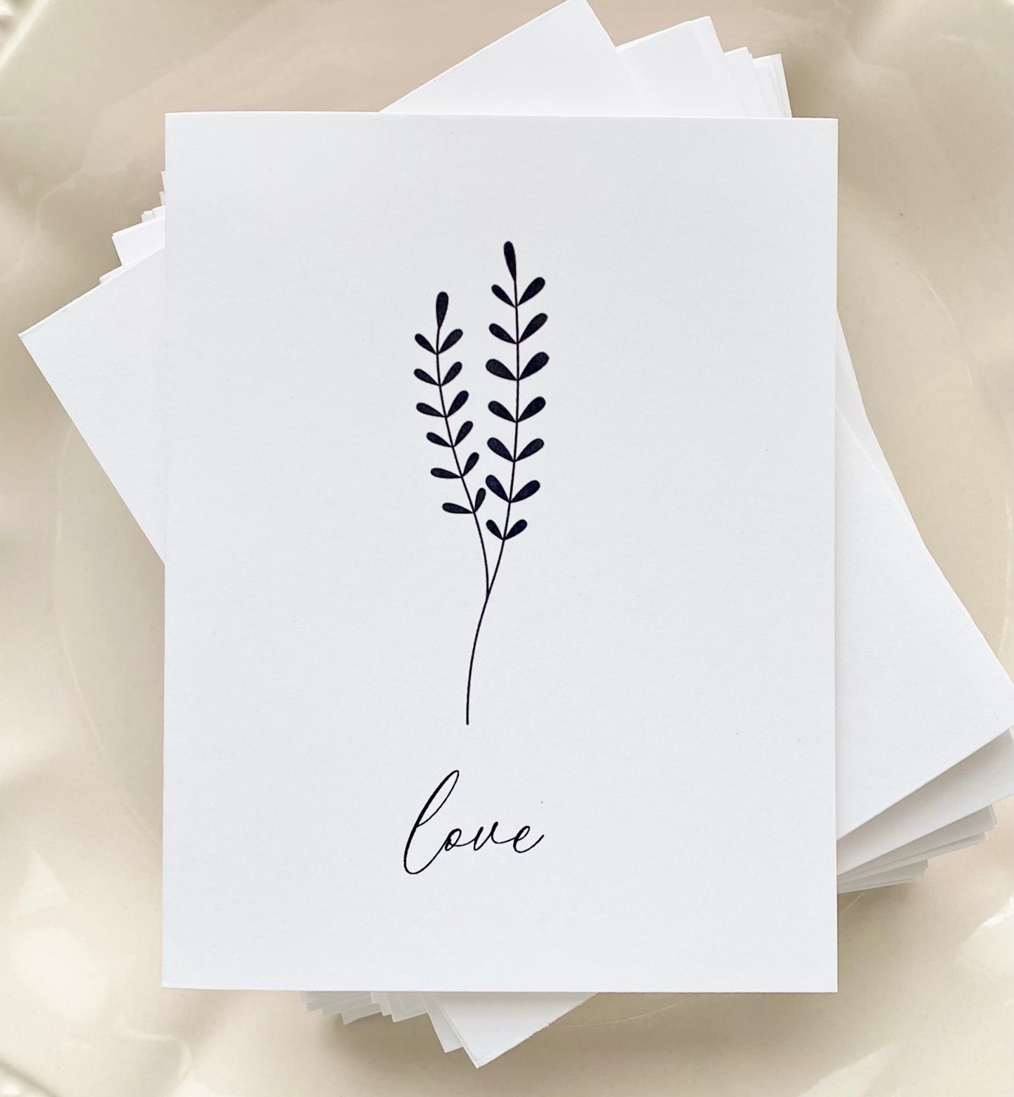 Faith, Hope, Love, Joy, Peace Note Cards