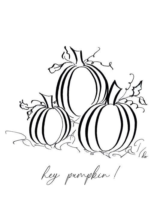Hey Pumpkin Note Cards