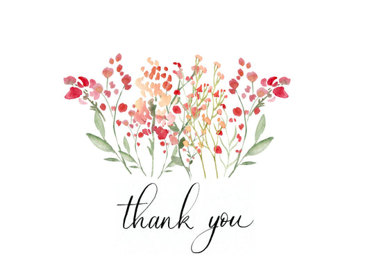 Thank You Note Cards