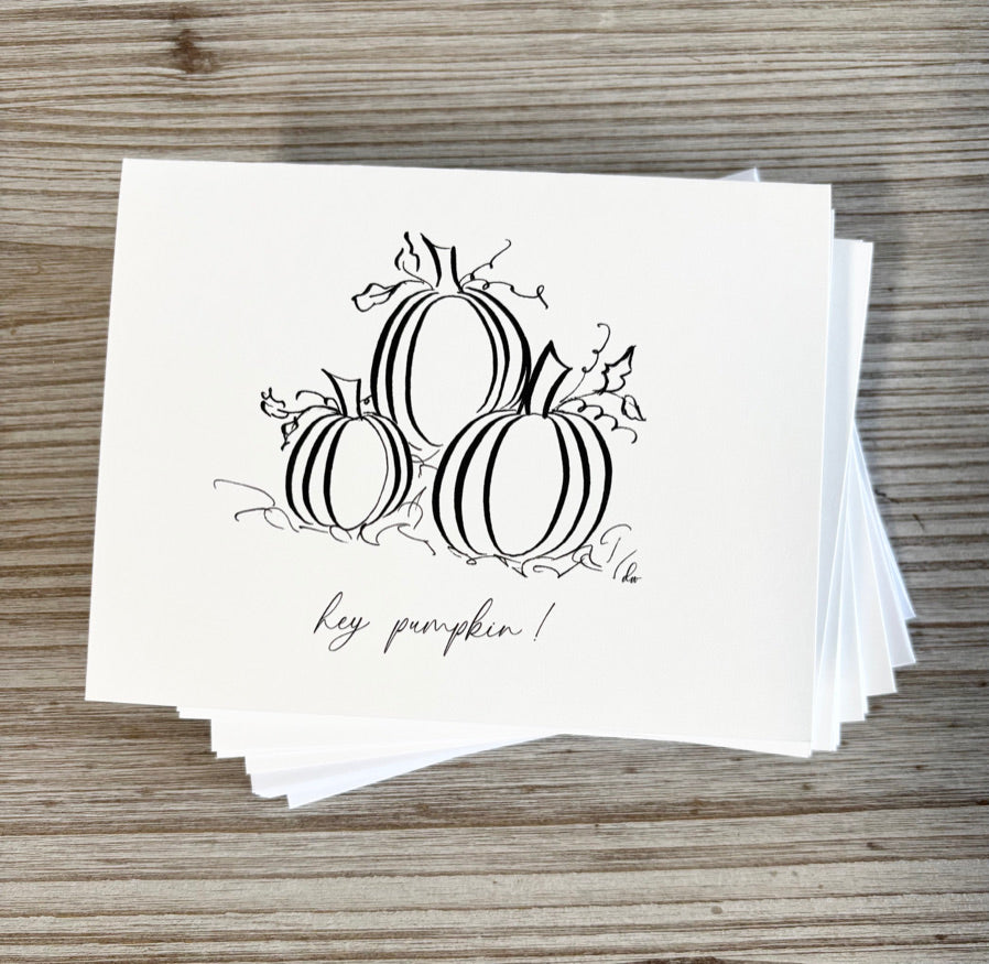 Hey Pumpkin Note Cards