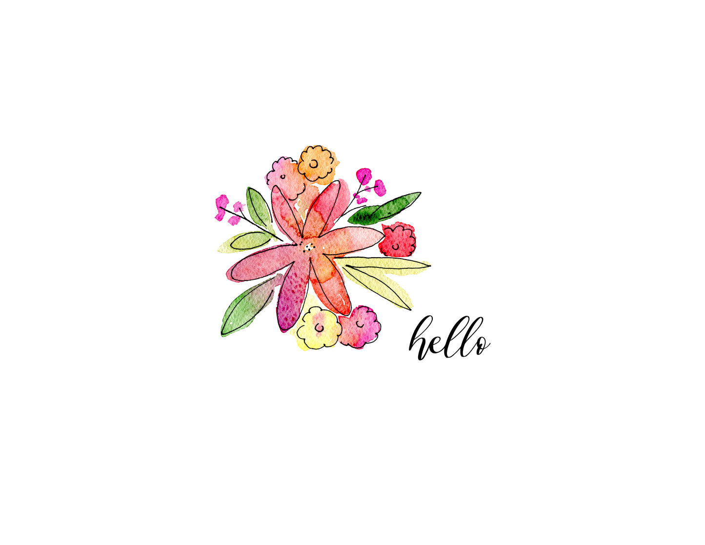 Hello Note Cards
