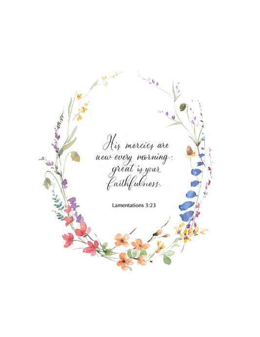 His Mercies Print